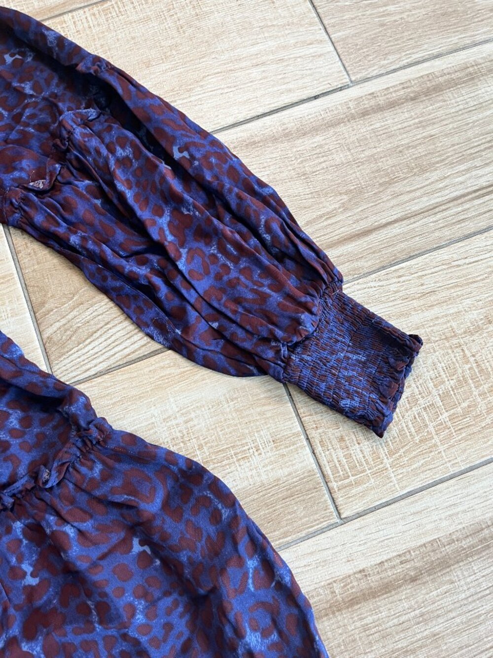 Womens KARLIE Purple Animal Print Mini Dress - M - Picture 3 of 8